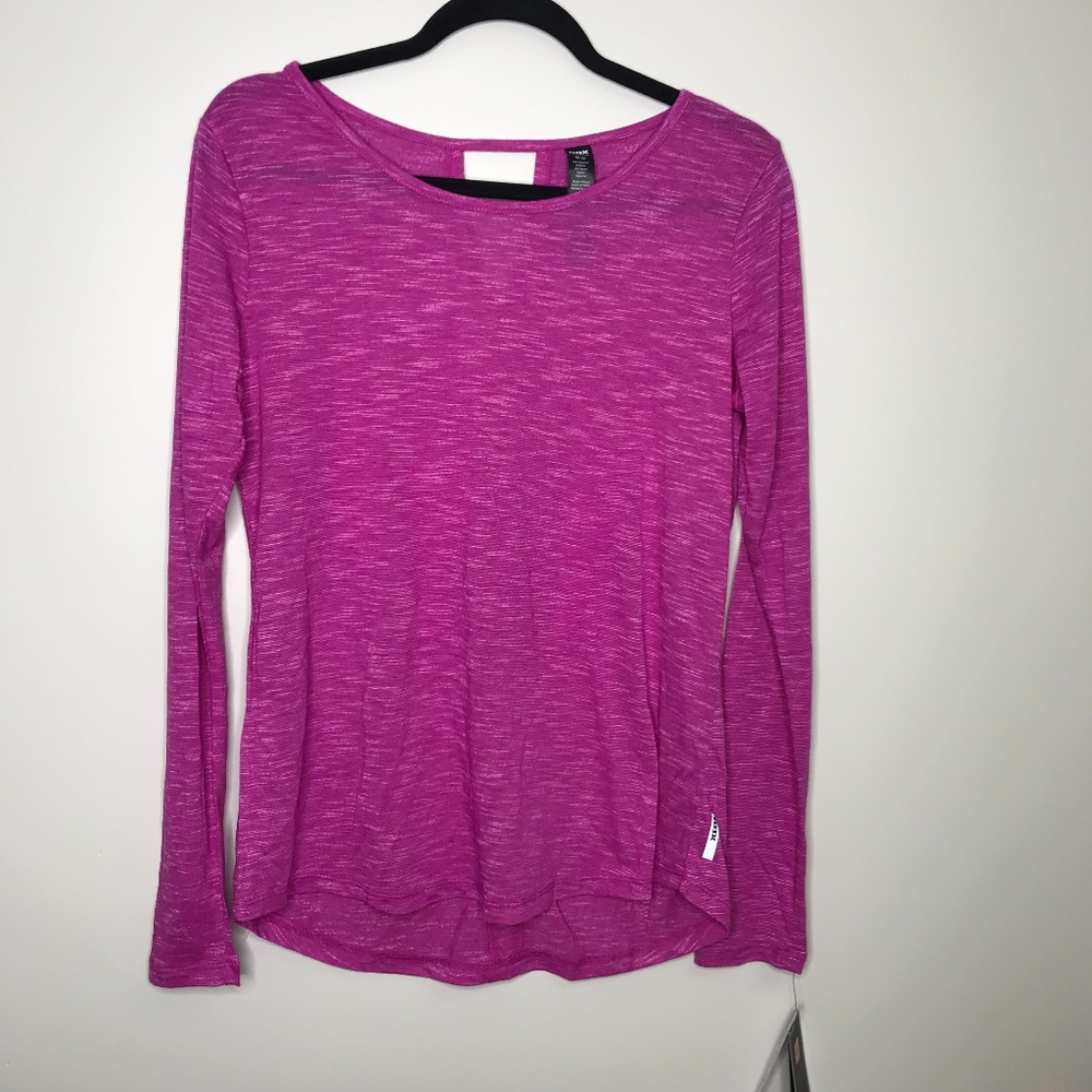 RBX Long Sleeve Workout Top - Fuchsia NWT